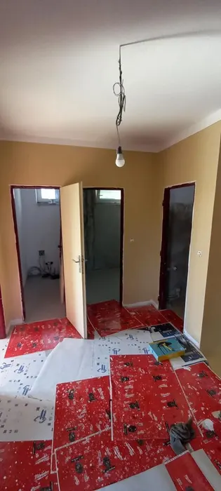 Interiér připravený k malování